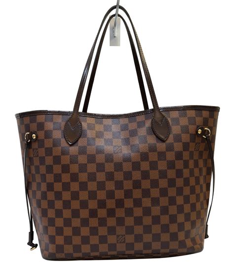 authentic louis vuitton neverfull mm damier ebene|louis vuitton damier ebene sale.